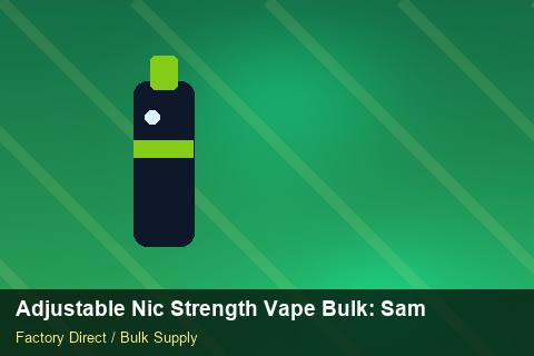 Adjustable Nic Strength Vape Bulk — Adjustable Nic Strength Vape Bulk: Sample Policy — Freight Options photo 1