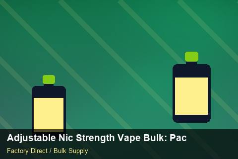 Adjustable Nic Strength Vape Bulk — Adjustable Nic Strength Vape Bulk: Packaging Standards — Freight Options photo 1
