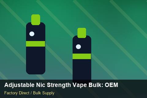 Adjustable Nic Strength Vape Bulk — Adjustable Nic Strength Vape Bulk: OEM & ODM Service — Freight Options photo 2