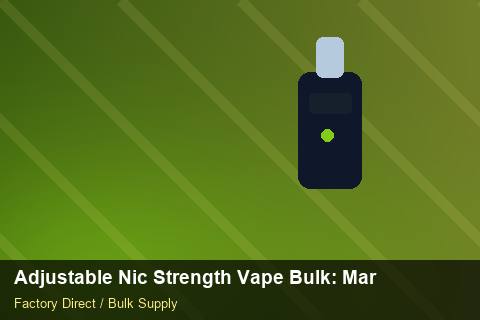 Adjustable Nic Strength Vape Bulk — Adjustable Nic Strength Vape Bulk: Market Trends 2026 — Freight Options photo 2