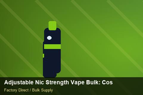 Adjustable Nic Strength Vape Bulk — Adjustable Nic Strength Vape Bulk: Cost Breakdown — Freight Options photo 2