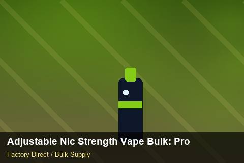 Adjustable Nic Strength Vape Bulk — Adjustable Nic Strength Vape Bulk: Production Capacity — Freight Options photo 2