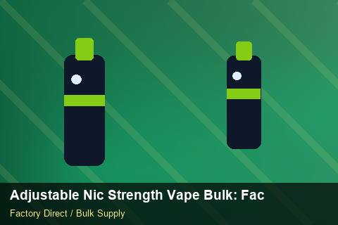 Adjustable Nic Strength Vape Bulk — Adjustable Nic Strength Vape Bulk: Factory Audit Report — Freight Options photo 2