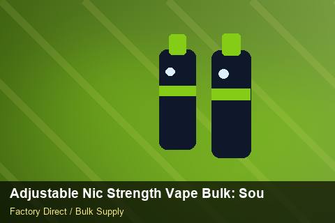 Adjustable Nic Strength Vape Bulk — Adjustable Nic Strength Vape Bulk: Sourcing Workflow — Freight Options photo 1