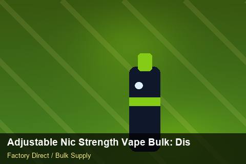 Adjustable Nic Strength Vape Bulk — Adjustable Nic Strength Vape Bulk: Distribution Channels — Freight Options photo 2