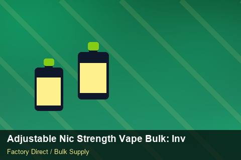 Adjustable Nic Strength Vape Bulk — Adjustable Nic Strength Vape Bulk: Inventory Management — Freight Options photo 2