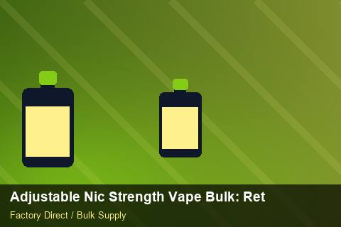 Adjustable Nic Strength Vape Bulk — Adjustable Nic Strength Vape Bulk: Returns & Warranty — Freight Options photo 2