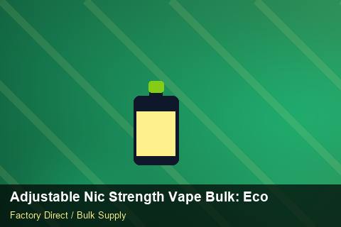 Adjustable Nic Strength Vape Bulk — Adjustable Nic Strength Vape Bulk: Eco-Friendly Materials — Freight Options photo 1
