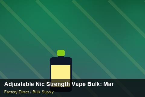 Adjustable Nic Strength Vape Bulk — Adjustable Nic Strength Vape Bulk: Margin Calculator — Freight Options photo 1