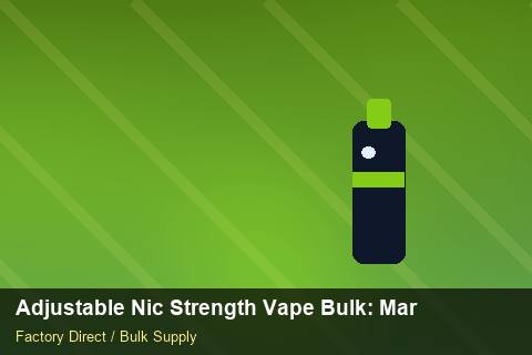 Adjustable Nic Strength Vape Bulk — Adjustable Nic Strength Vape Bulk: Market Comparison — Freight Options photo 2
