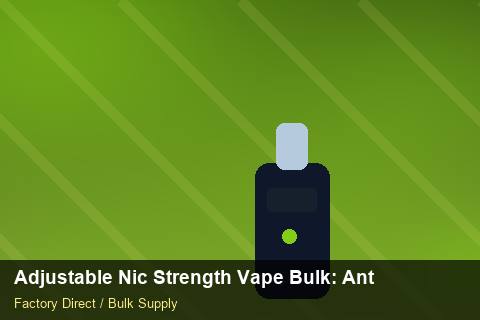 Adjustable Nic Strength Vape Bulk — Adjustable Nic Strength Vape Bulk: Anti-Counterfeit Measures — Freight Options photo 1