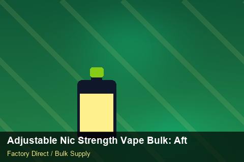 Adjustable Nic Strength Vape Bulk — Adjustable Nic Strength Vape Bulk: After-Sales Support — Duty and Tax photo 2