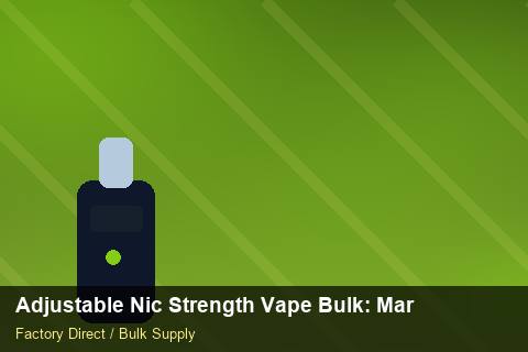 Adjustable Nic Strength Vape Bulk — Adjustable Nic Strength Vape Bulk: Market Trends 2026 — Duty and Tax photo 2