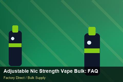 Adjustable Nic Strength Vape Bulk — Adjustable Nic Strength Vape Bulk: FAQ — Duty and Tax photo 2