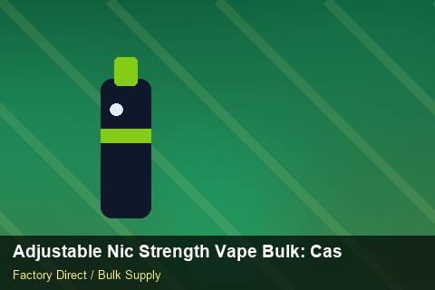 Adjustable Nic Strength Vape Bulk — Adjustable Nic Strength Vape Bulk: Case Studies — Duty and Tax photo 1
