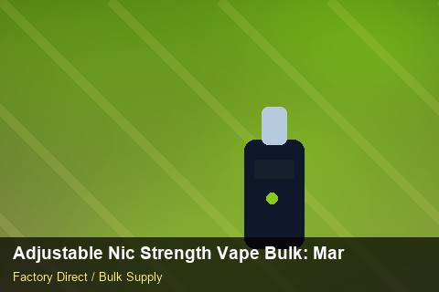 Adjustable Nic Strength Vape Bulk — Adjustable Nic Strength Vape Bulk: Margin Calculator — Duty and Tax photo 2