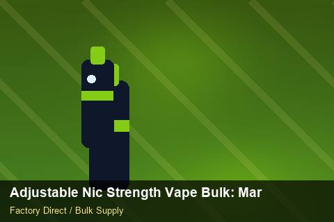 Adjustable Nic Strength Vape Bulk — Adjustable Nic Strength Vape Bulk: Market Comparison — Duty and Tax photo 2