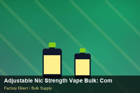 Adjustable Nic Strength Vape Bulk — Adjustable Nic Strength Vape Bulk: Compliance Standards — Import Licence photo 2