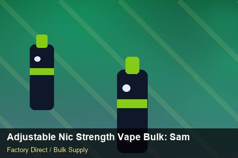 Adjustable Nic Strength Vape Bulk — Adjustable Nic Strength Vape Bulk: Sample Policy — Import Licence photo 1