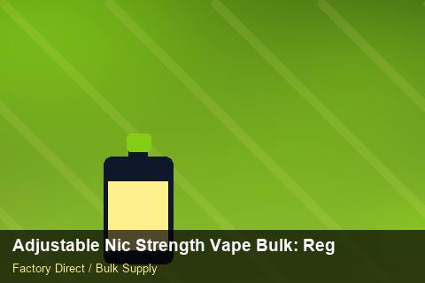 Adjustable Nic Strength Vape Bulk — Adjustable Nic Strength Vape Bulk: Regulatory Update — Import Licence photo 1