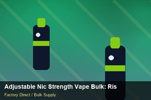 Adjustable Nic Strength Vape Bulk — Adjustable Nic Strength Vape Bulk: Risk Management — Import Licence photo 1