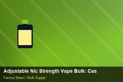 Adjustable Nic Strength Vape Bulk — Adjustable Nic Strength Vape Bulk: Case Studies — Import Licence photo 2