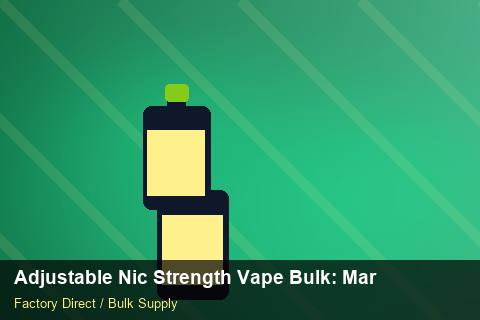 Adjustable Nic Strength Vape Bulk — Adjustable Nic Strength Vape Bulk: Margin Calculator — Import Licence photo 1