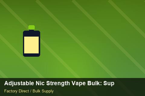 Adjustable Nic Strength Vape Bulk — Adjustable Nic Strength Vape Bulk: Supplier Vetting — Import Licence photo 2