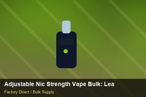 Adjustable Nic Strength Vape Bulk — Adjustable Nic Strength Vape Bulk: Lead Time & MOQ — Shelf Life photo 2