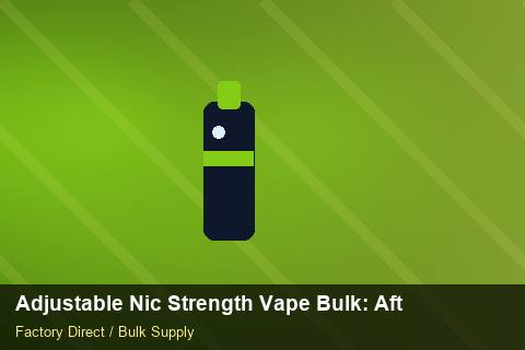 Adjustable Nic Strength Vape Bulk — Adjustable Nic Strength Vape Bulk: After-Sales Support — Shelf Life photo 1