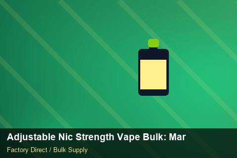 Adjustable Nic Strength Vape Bulk — Adjustable Nic Strength Vape Bulk: Market Trends 2026 — Shelf Life photo 1