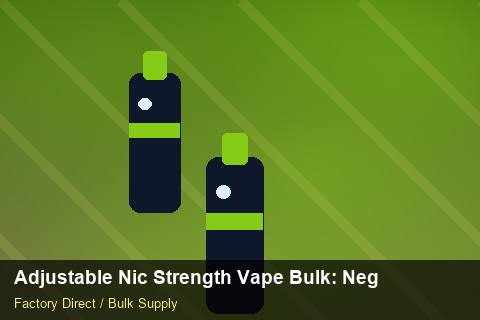Adjustable Nic Strength Vape Bulk — Adjustable Nic Strength Vape Bulk: Negotiation Tips — Shelf Life photo 1
