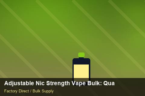 Adjustable Nic Strength Vape Bulk — Adjustable Nic Strength Vape Bulk: Quality Control Process — Shelf Life photo 2