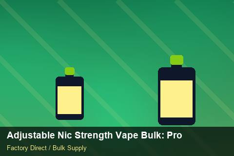 Adjustable Nic Strength Vape Bulk — Adjustable Nic Strength Vape Bulk: Production Capacity — Shelf Life photo 1