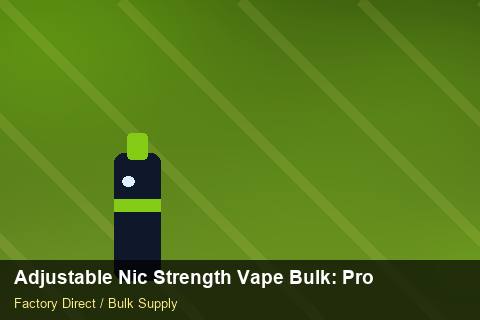 Adjustable Nic Strength Vape Bulk — Adjustable Nic Strength Vape Bulk: Production Capacity — Shelf Life photo 2