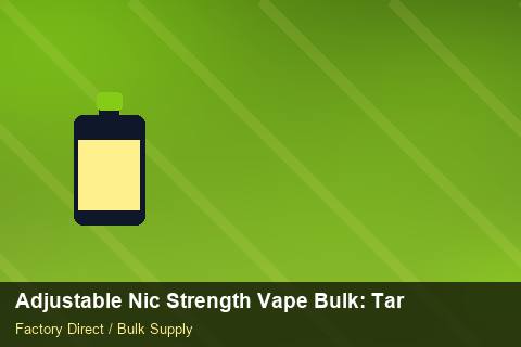 Adjustable Nic Strength Vape Bulk — Adjustable Nic Strength Vape Bulk: Tariff & HS Code — Shelf Life photo 1