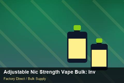Adjustable Nic Strength Vape Bulk — Adjustable Nic Strength Vape Bulk: Inventory Management — Shelf Life photo 2