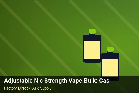 Adjustable Nic Strength Vape Bulk — Adjustable Nic Strength Vape Bulk: Case Studies — Shelf Life photo 2