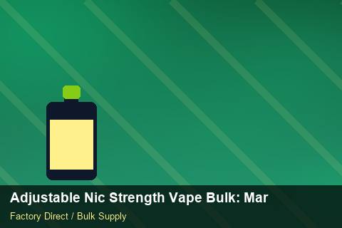 Adjustable Nic Strength Vape Bulk — Adjustable Nic Strength Vape Bulk: Margin Calculator — Shelf Life photo 1