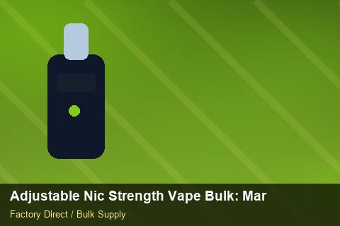 Adjustable Nic Strength Vape Bulk — Adjustable Nic Strength Vape Bulk: Margin Calculator — Shelf Life photo 2