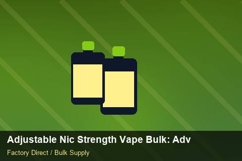 Adjustable Nic Strength Vape Bulk — Adjustable Nic Strength Vape Bulk: Advanced Sourcing — Shelf Life photo 2