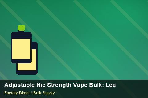 Adjustable Nic Strength Vape Bulk — Adjustable Nic Strength Vape Bulk: Lead Time & MOQ — Storage Tips photo 1