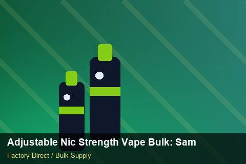 Adjustable Nic Strength Vape Bulk — Adjustable Nic Strength Vape Bulk: Sample Policy — Storage Tips photo 1