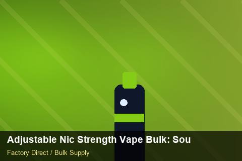 Adjustable Nic Strength Vape Bulk — Adjustable Nic Strength Vape Bulk: Sourcing Workflow — Storage Tips photo 1