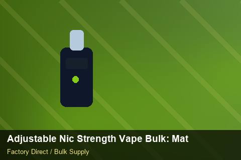 Adjustable Nic Strength Vape Bulk — Adjustable Nic Strength Vape Bulk: Material & Ingredients — Storage Tips photo 2