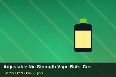Adjustable Nic Strength Vape Bulk — Adjustable Nic Strength Vape Bulk: Customs Documentation — Warranty Terms photo 2