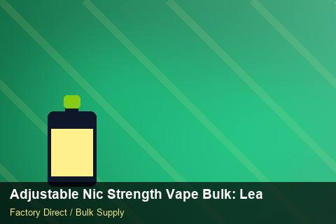 Adjustable Nic Strength Vape Bulk — Adjustable Nic Strength Vape Bulk: Lead Time & MOQ — Warranty Terms photo 1