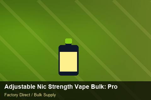 Adjustable Nic Strength Vape Bulk — Adjustable Nic Strength Vape Bulk: Procurement Strategy — Warranty Terms photo 1