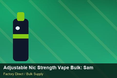 Adjustable Nic Strength Vape Bulk — Adjustable Nic Strength Vape Bulk: Sample Policy — Warranty Terms photo 1