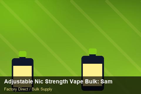 Adjustable Nic Strength Vape Bulk — Adjustable Nic Strength Vape Bulk: Sample Policy — Warranty Terms photo 2